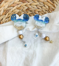 Load image into Gallery viewer, Blue Ocean Minnie Badge Reel