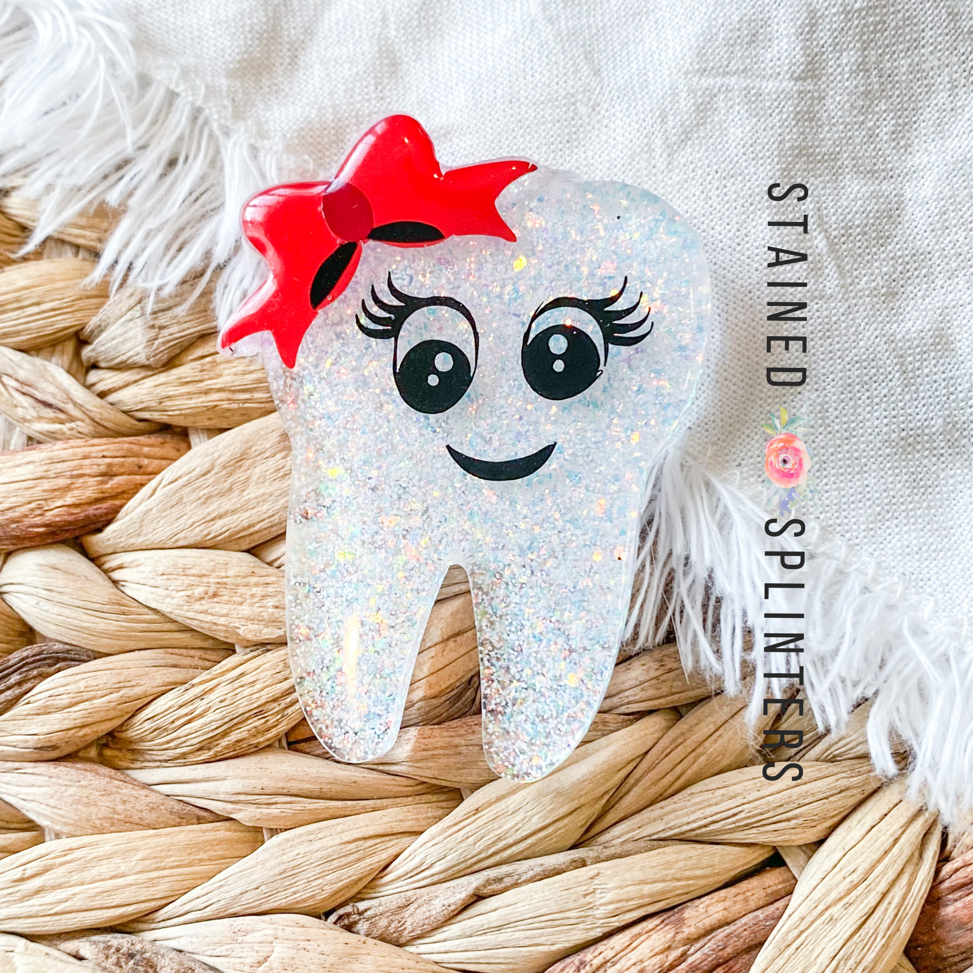 Cute Tooth Badge Reel – StainedSplinters