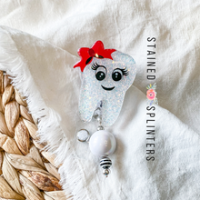 Load image into Gallery viewer, Cute Tooth Badge Reel