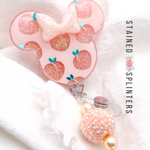 Load image into Gallery viewer, Feelin' Peachy Minnie Badge Reel