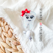 Load image into Gallery viewer, Cute Tooth Badge Reel