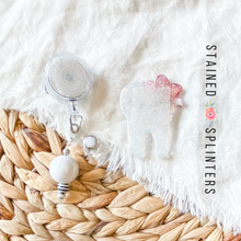Load image into Gallery viewer, Cute Tooth Badge Reel