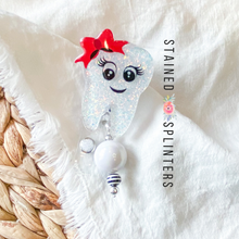 Load image into Gallery viewer, Cute Tooth Badge Reel