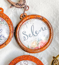 Load image into Gallery viewer, Personalized Vintage Dog ID Tags - Vintage Garden Collection