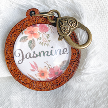 Load image into Gallery viewer, Personalized Vintage Dog ID Tags - Vintage Garden Collection

