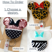Load image into Gallery viewer, Minine Mouse Themed Badge Reel