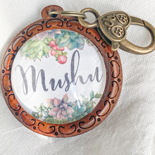 Load image into Gallery viewer, Personalized Vintage Dog ID Tags - Vintage Garden Collection