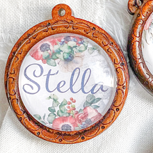 Load image into Gallery viewer, Personalized Vintage Dog ID Tags - Vintage Garden Collection