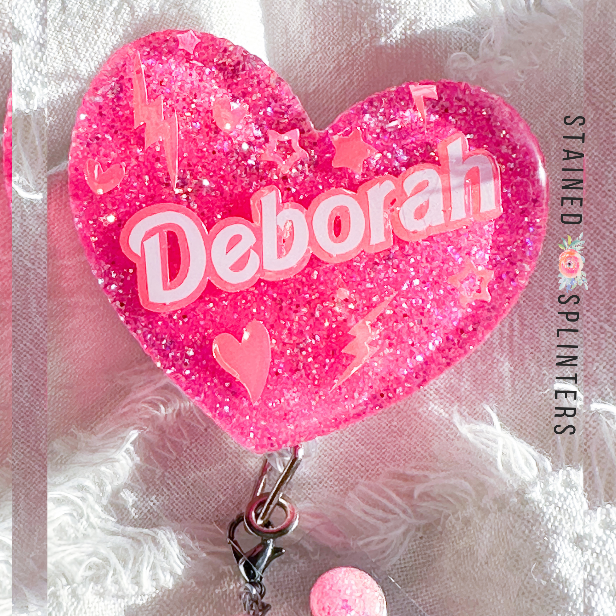 Barbie Heart Badge Reel