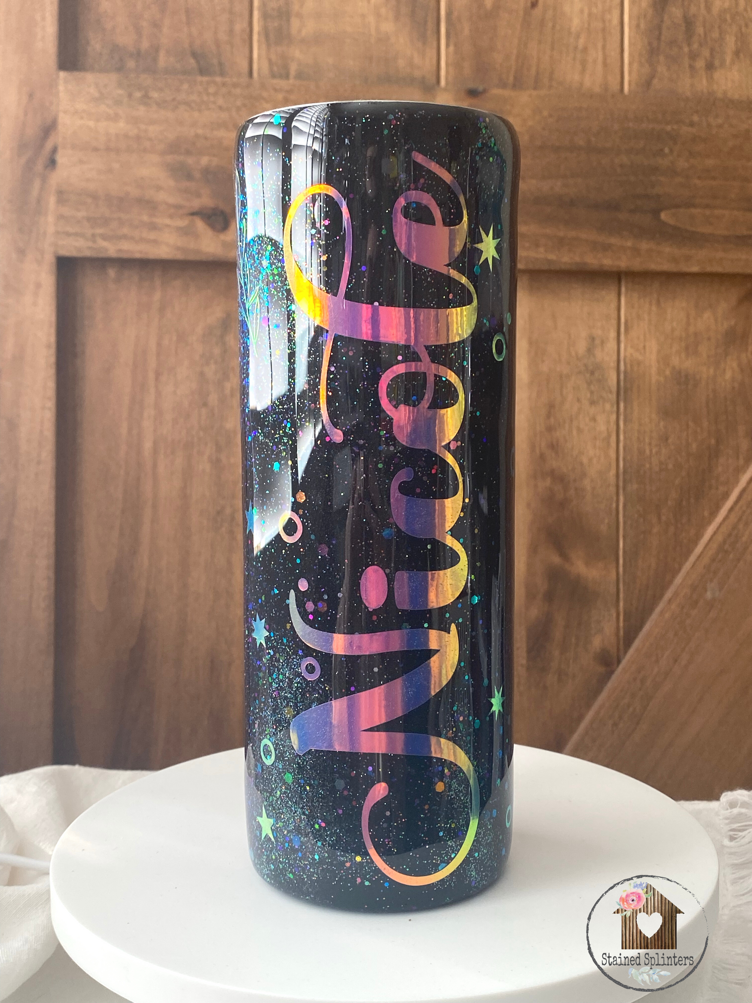 Zodiac Sign with Name Engraved Personalized Tumbler